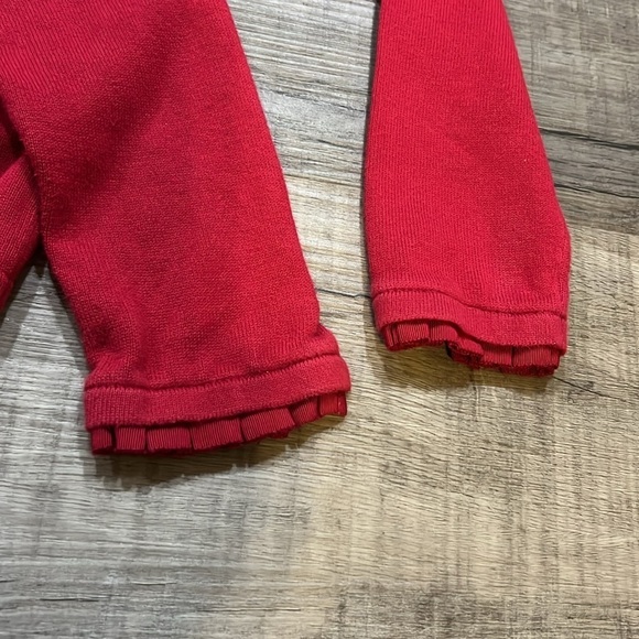 Vineyard Vines Red lightweight cardigan girls size 7-8 - Picture 6 of 8